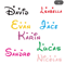 Personalized Name Wall Sticker Custom Kids Room Nursery Vinyl Decal 0