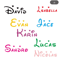Personalized Name Wall Sticker Custom Kids Room Nursery Vinyl Decal 0