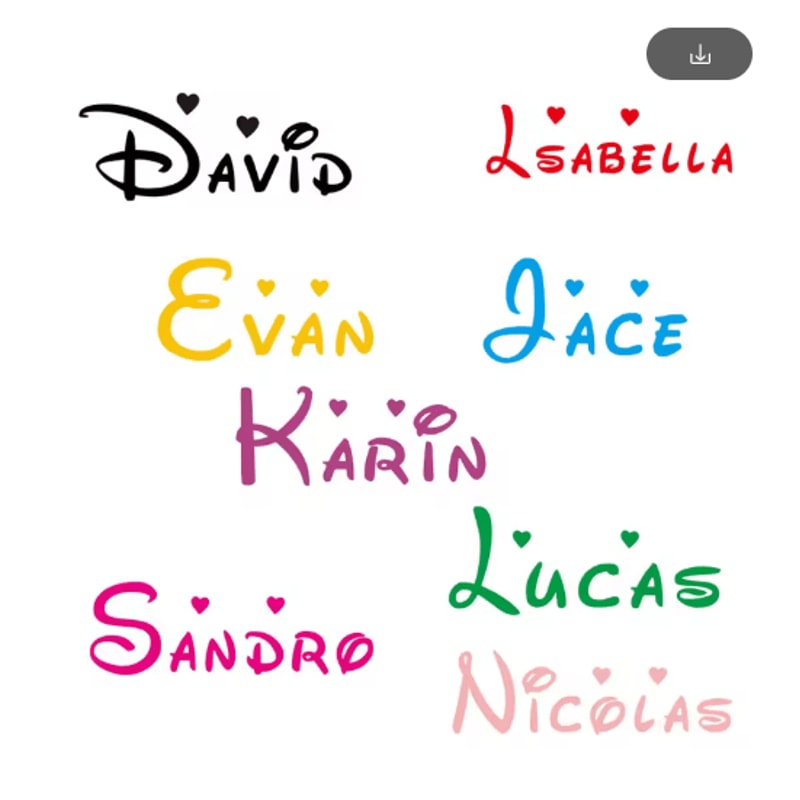 Personalized Name Wall Sticker Custom Kids Room Nursery Vinyl Decal 0