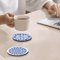 Celadon Wooden Coasters Set 6pcs Decorative Coffee Cup Table Mats 5