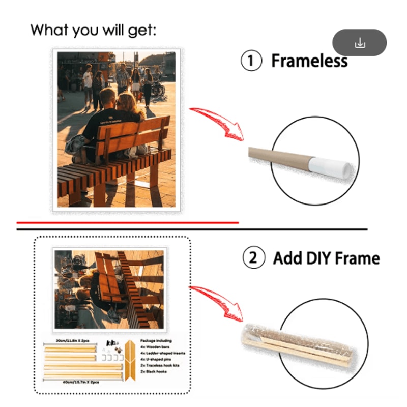 Custom Photo Canvas Print With Frame Personalized Wall Art For Home Gifts 3