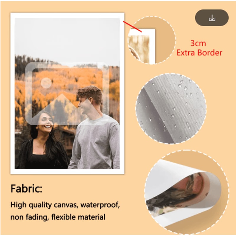 Custom Photo Canvas Print With Frame Personalized Wall Art For Home Gifts 4