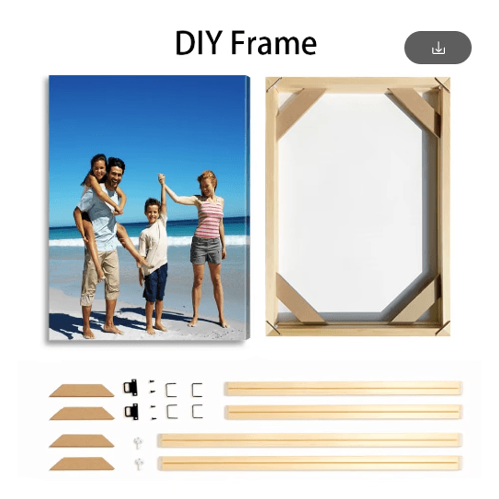 Custom Photo Canvas Print With Frame Personalized Wall Art For Home Gifts 6