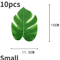 Hawaii Artificial Palm Leaf Set Tropical Jungle Table Decor Placemats 10pcs 6