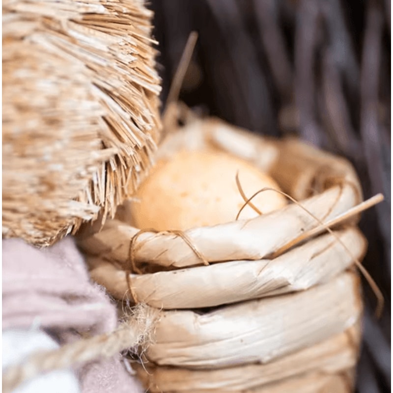 46cm Straw Bunny Decoration Woven Easter Rabbit Yard Home Decor 20