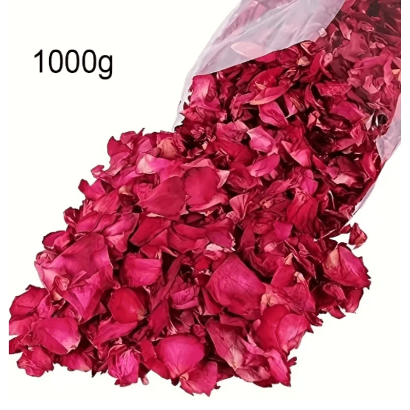 500g Natural Dried Rose Petals Aromatherapy Bath Wedding Decor Flowers 1
