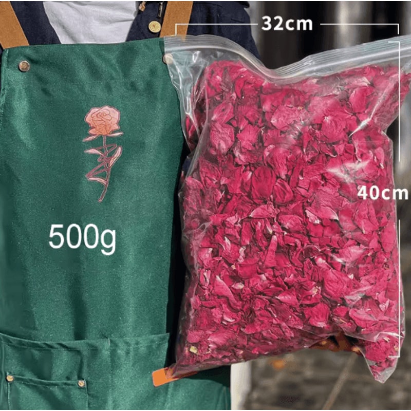 500g Natural Dried Rose Petals Aromatherapy Bath Wedding Decor Flowers 2