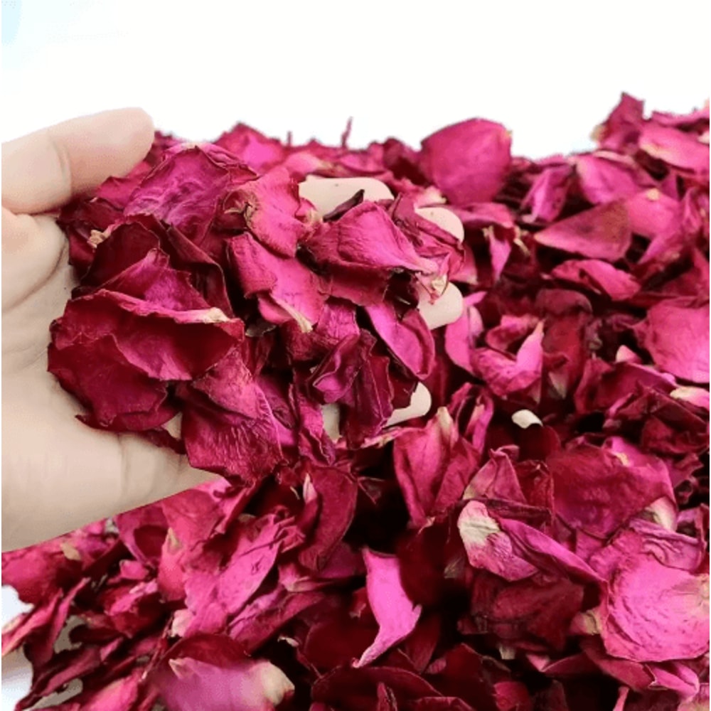 500g Natural Dried Rose Petals Aromatherapy Bath Wedding Decor Flowers 7