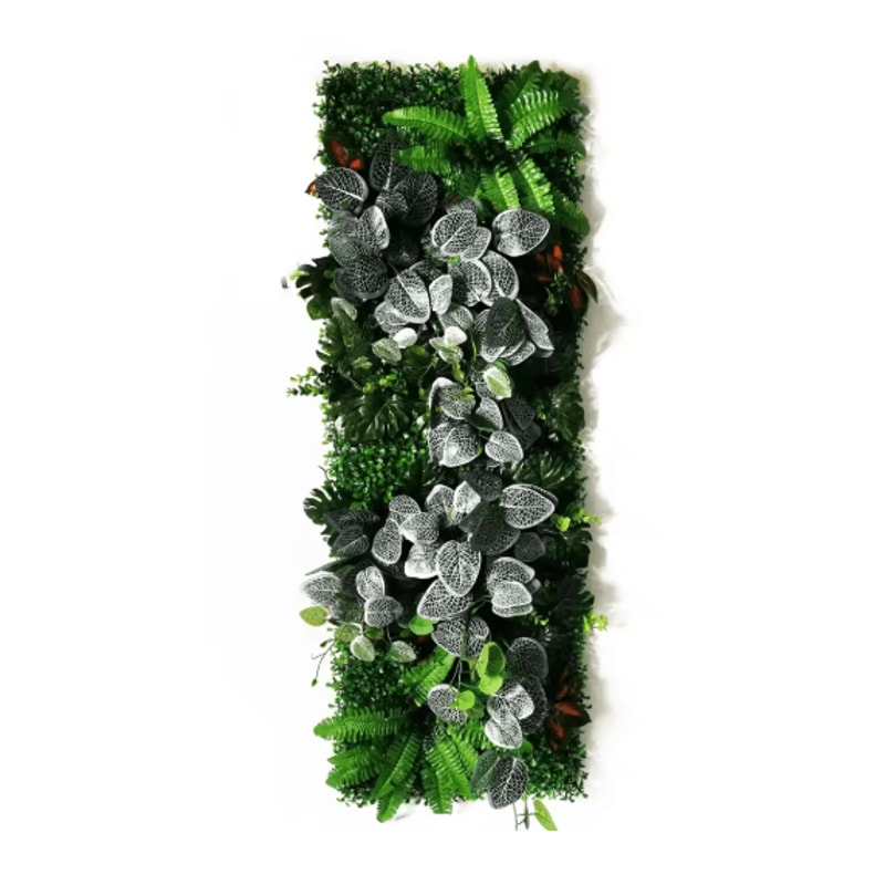 Artificial Rose Wall Panel 40x120cm Floral Grass Backdrop Home Decor 1