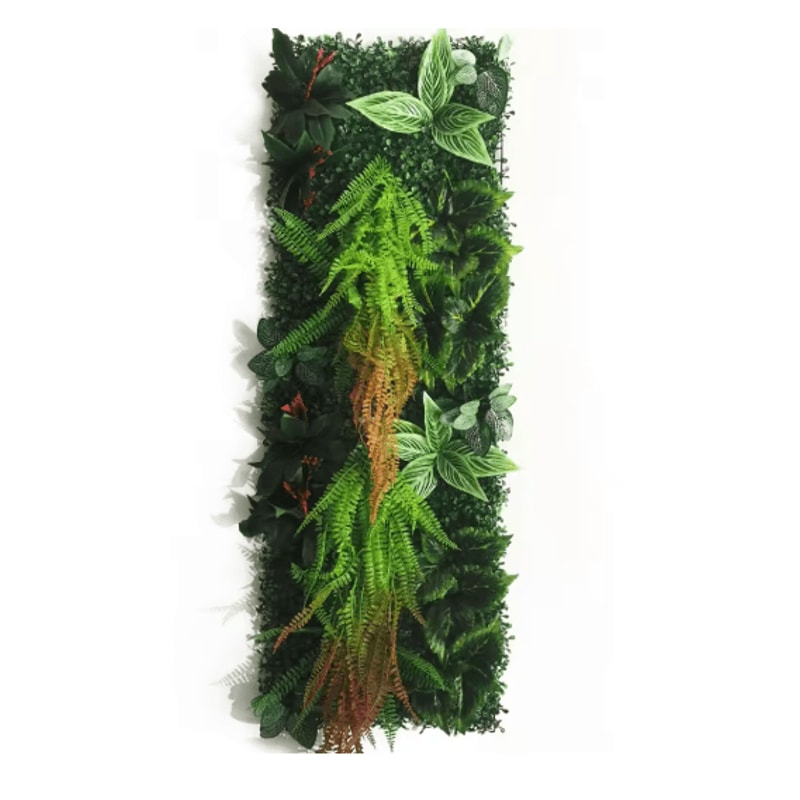 Artificial Rose Wall Panel 40x120cm Floral Grass Backdrop Home Decor 8