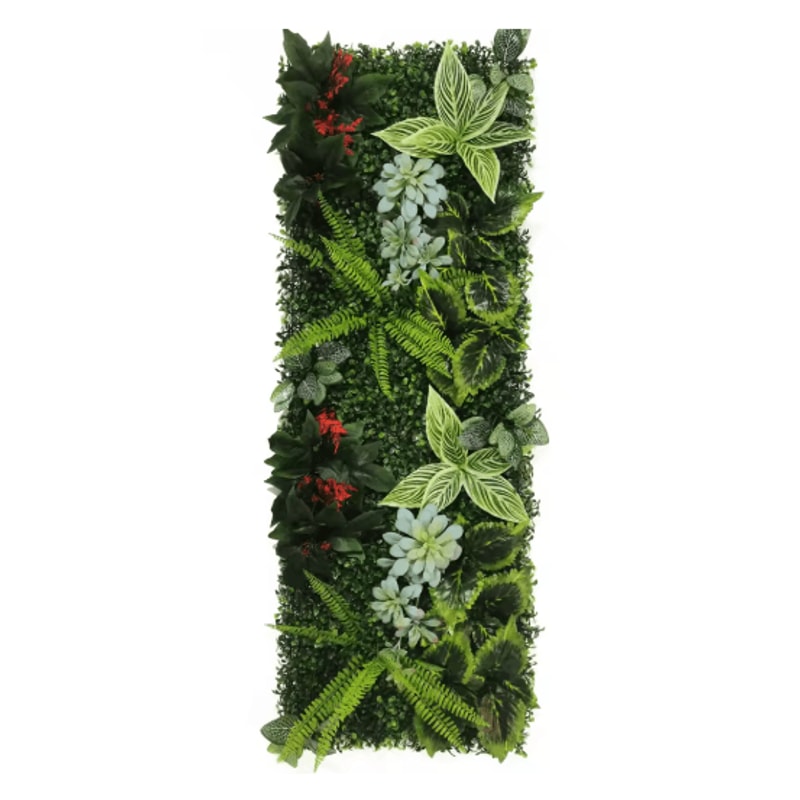 Artificial Rose Wall Panel 40x120cm Floral Grass Backdrop Home Decor 23