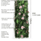 Artificial Rose Wall Panel 40x120cm Floral Grass Backdrop Home Decor 24