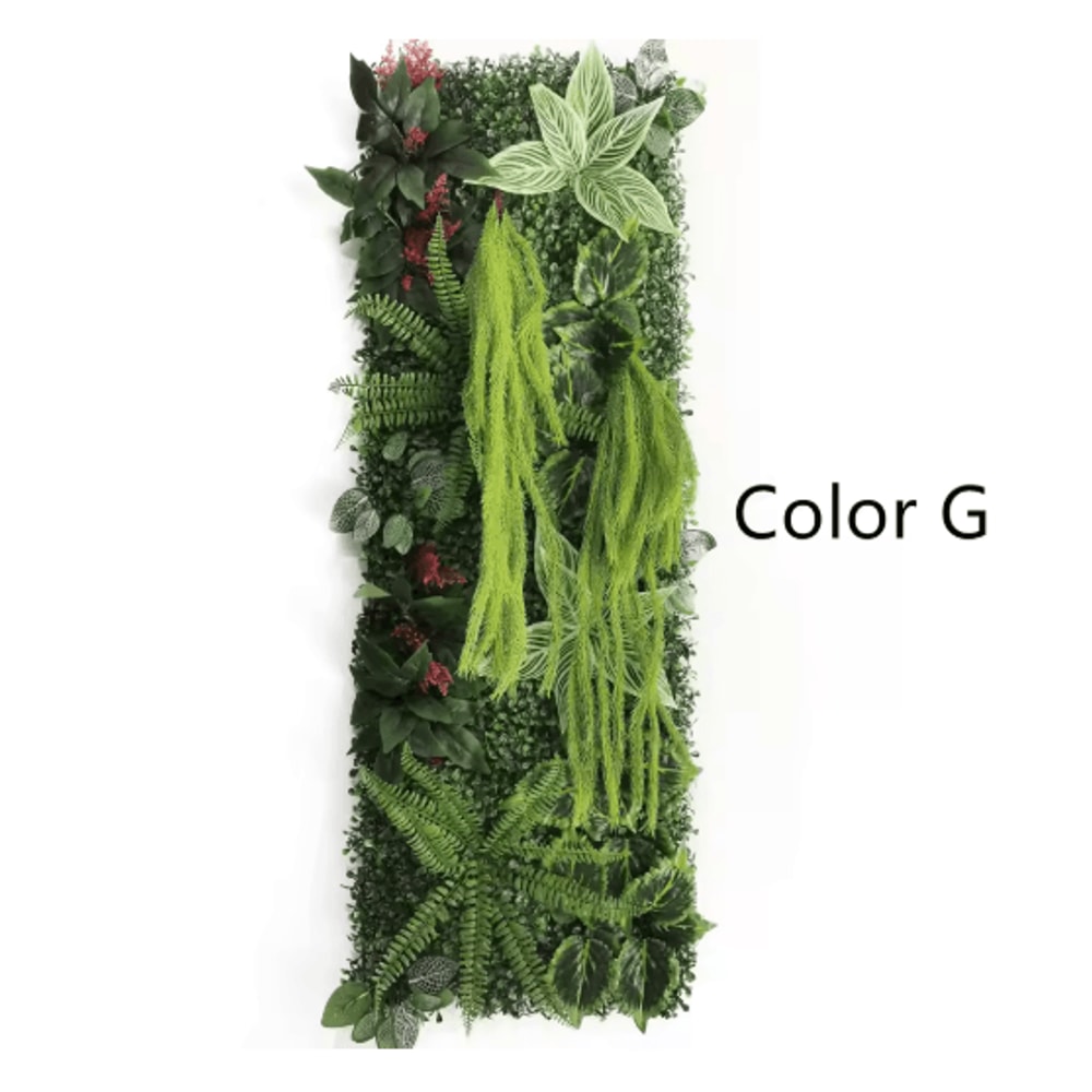 Artificial Rose Wall Panel 40x120cm Floral Grass Backdrop Home Decor 16