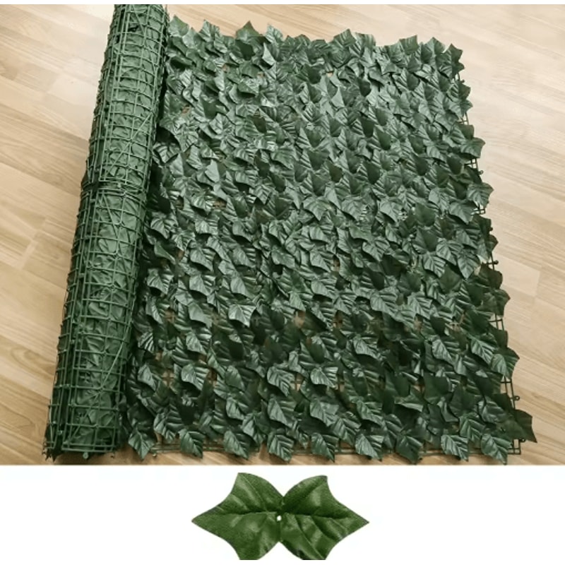 Artificial Ivy Privacy Fence 50 By 500 Cm Balcony Garden Leaf Screen Decor 9