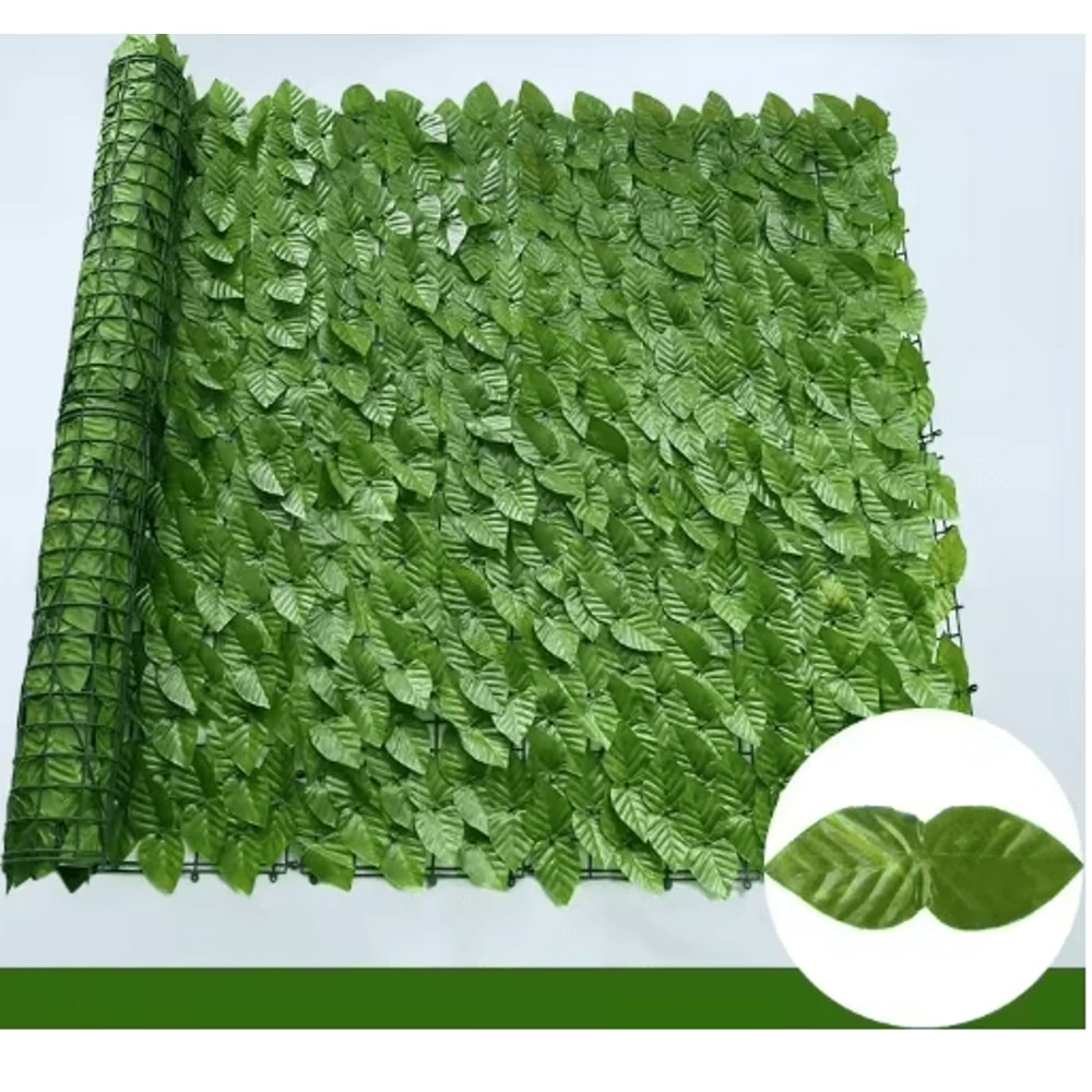 Artificial Ivy Privacy Fence 50 By 500 Cm Balcony Garden Leaf Screen Decor 12