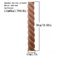 RUNBAZEF Carved Wood Twist Applique Decorative Door Furniture Accent 3