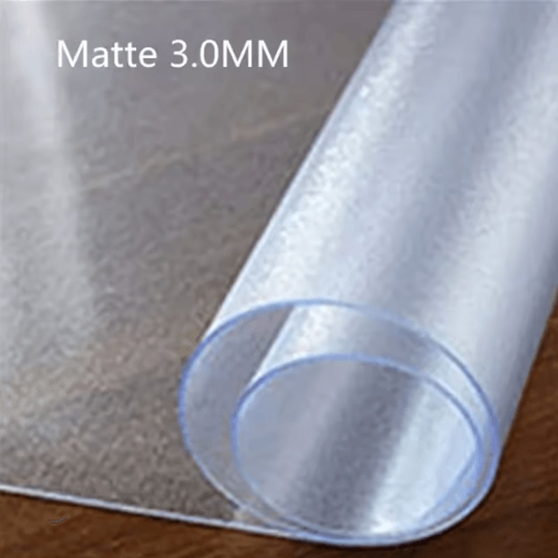 30mm Clear PVC Table Protector Waterproof Transparent Table Cover 3