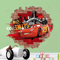 3D Cars Wall Stickers Lightning McQueen Kids Room Cartoon Decals 0