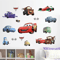 3D Cars Wall Stickers Lightning McQueen Kids Room Cartoon Decals 4