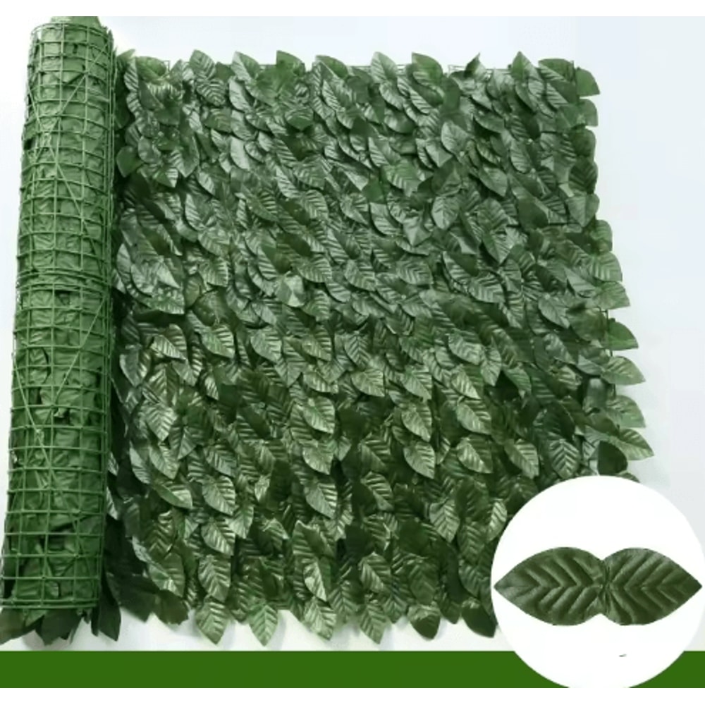 Artificial Ivy Hedge Fence Panel Outdoor Balcony Privacy Screen Decor 10