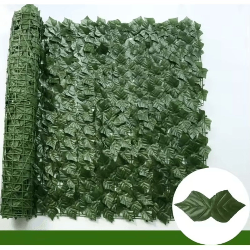 Artificial Ivy Hedge Fence Panel Outdoor Balcony Privacy Screen Decor 12