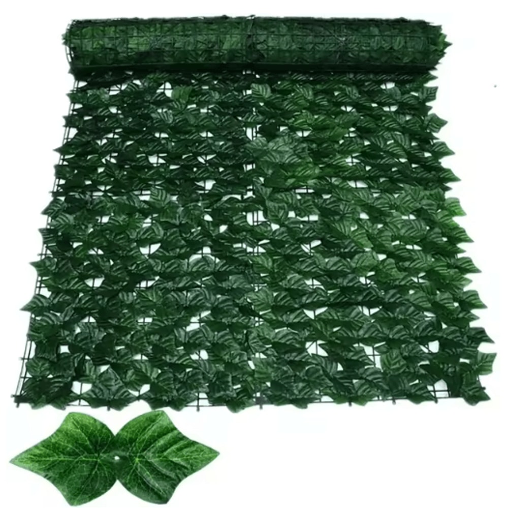 Artificial Ivy Hedge Fence Panel Outdoor Balcony Privacy Screen Decor 2