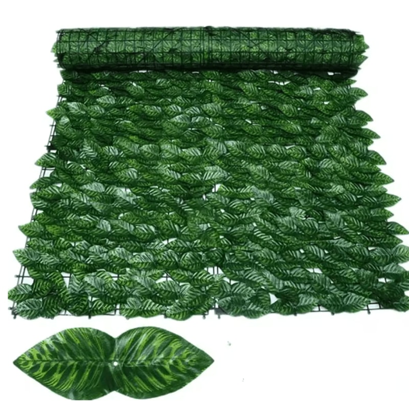 Artificial Ivy Hedge Fence Panel Outdoor Balcony Privacy Screen Decor 6