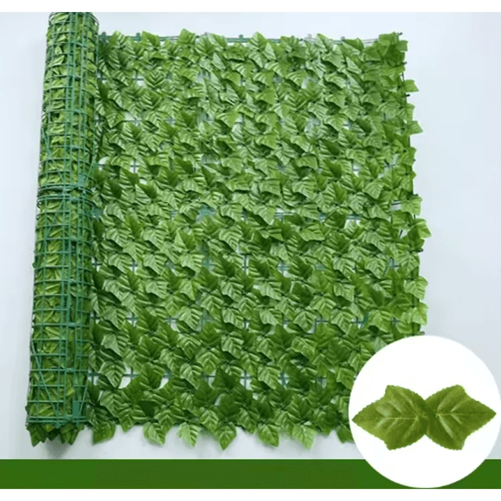 Artificial Ivy Hedge Fence Panel Outdoor Balcony Privacy Screen Decor 13
