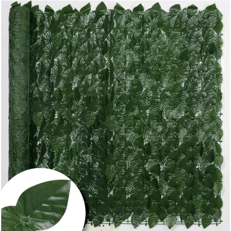 Artificial Ivy Hedge Fence Panel Outdoor Balcony Privacy Screen Decor 14