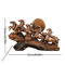 Eight Horses Feng Shui Figurine Lucky Wealth Resin Desk Decor 4