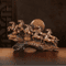 Eight Horses Feng Shui Figurine Lucky Wealth Resin Desk Decor 5