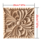 European Floral Wood Corner Applique Carved Furniture Trim Decor 10