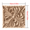 European Floral Wood Corner Applique Carved Furniture Trim Decor 13