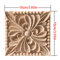 European Floral Wood Corner Applique Carved Furniture Trim Decor 13