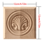 European Floral Wood Corner Applique Carved Furniture Trim Decor 3