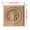 European Floral Wood Corner Applique Carved Furniture Trim Decor 6