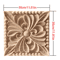 European Floral Wood Corner Applique Carved Furniture Trim Decor 8