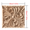 European Floral Wood Corner Applique Carved Furniture Trim Decor 8