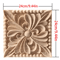 European Floral Wood Corner Applique Carved Furniture Trim Decor 9