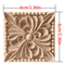 European Floral Wood Corner Applique Carved Furniture Trim Decor 15