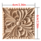 European Floral Wood Corner Applique Carved Furniture Trim Decor 15