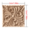 European Floral Wood Corner Applique Carved Furniture Trim Decor 16