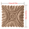 European Floral Wood Corner Applique Carved Furniture Trim Decor 18