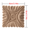 European Floral Wood Corner Applique Carved Furniture Trim Decor 20