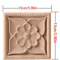 European Floral Wood Corner Applique Carved Furniture Trim Decor 23