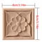 European Floral Wood Corner Applique Carved Furniture Trim Decor 26