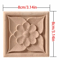 European Floral Wood Corner Applique Carved Furniture Trim Decor 26