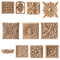 European Floral Wood Corner Applique Carved Furniture Trim Decor 0