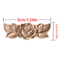 European Floral Wood Corner Applique Carved Furniture Trim Decor 29