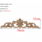 Rectangle Wood Carved Applique Vintage Unpainted Furniture Molding Decor 13